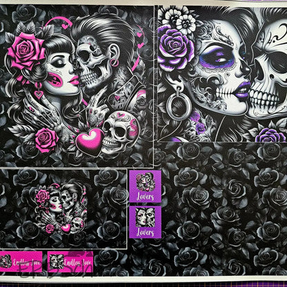 KL Kombi Panel Skeleton Lovers 50 x 140 cm - KL Kombi Panel