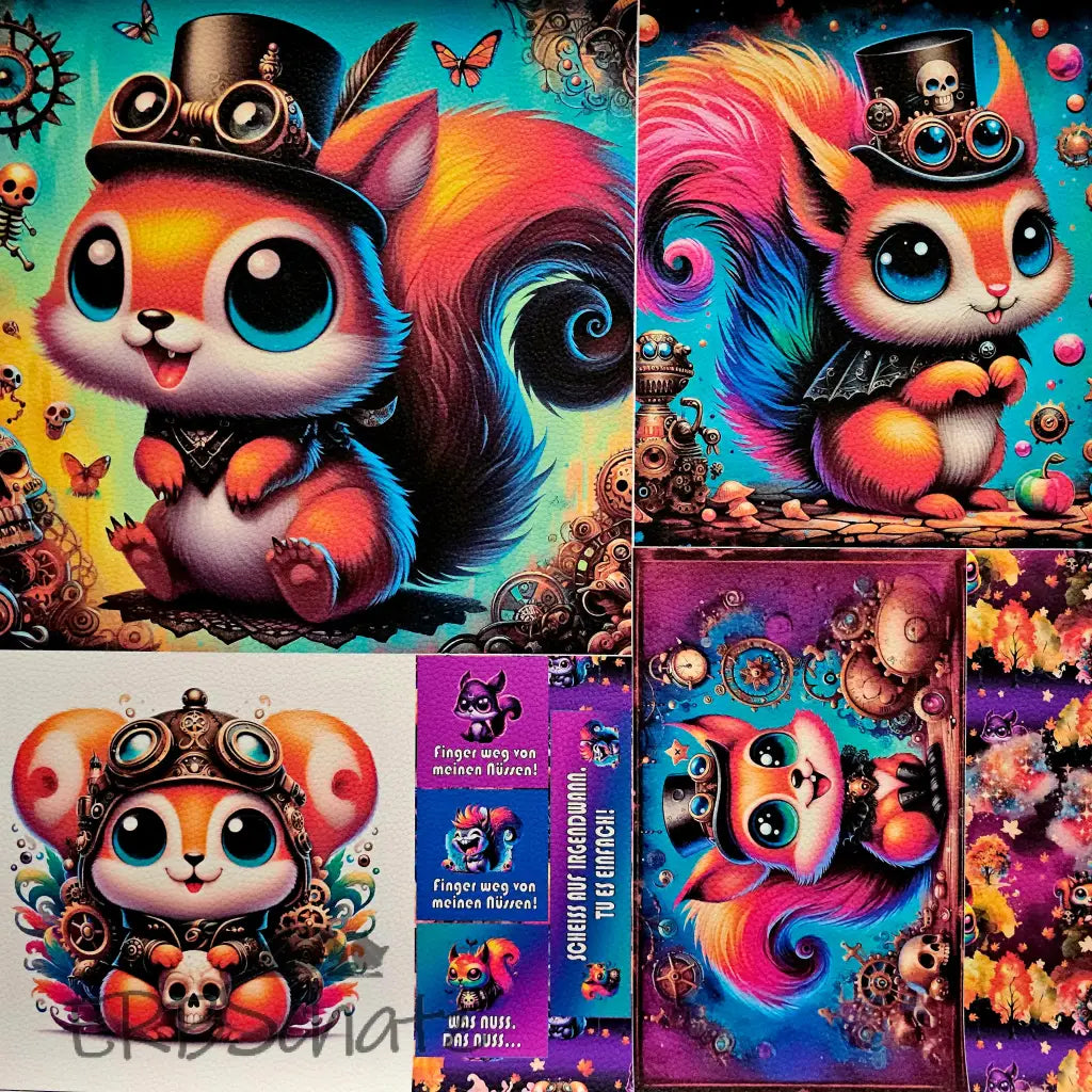 KL Kombi Panel Squirrel World 50 x 140 cm - KL Kombi Panel