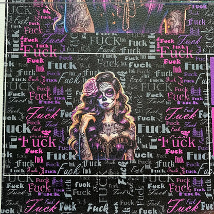 KL Kombi Panel Tattoo Girl F.CK 50 x 140 cm - KL Kombi