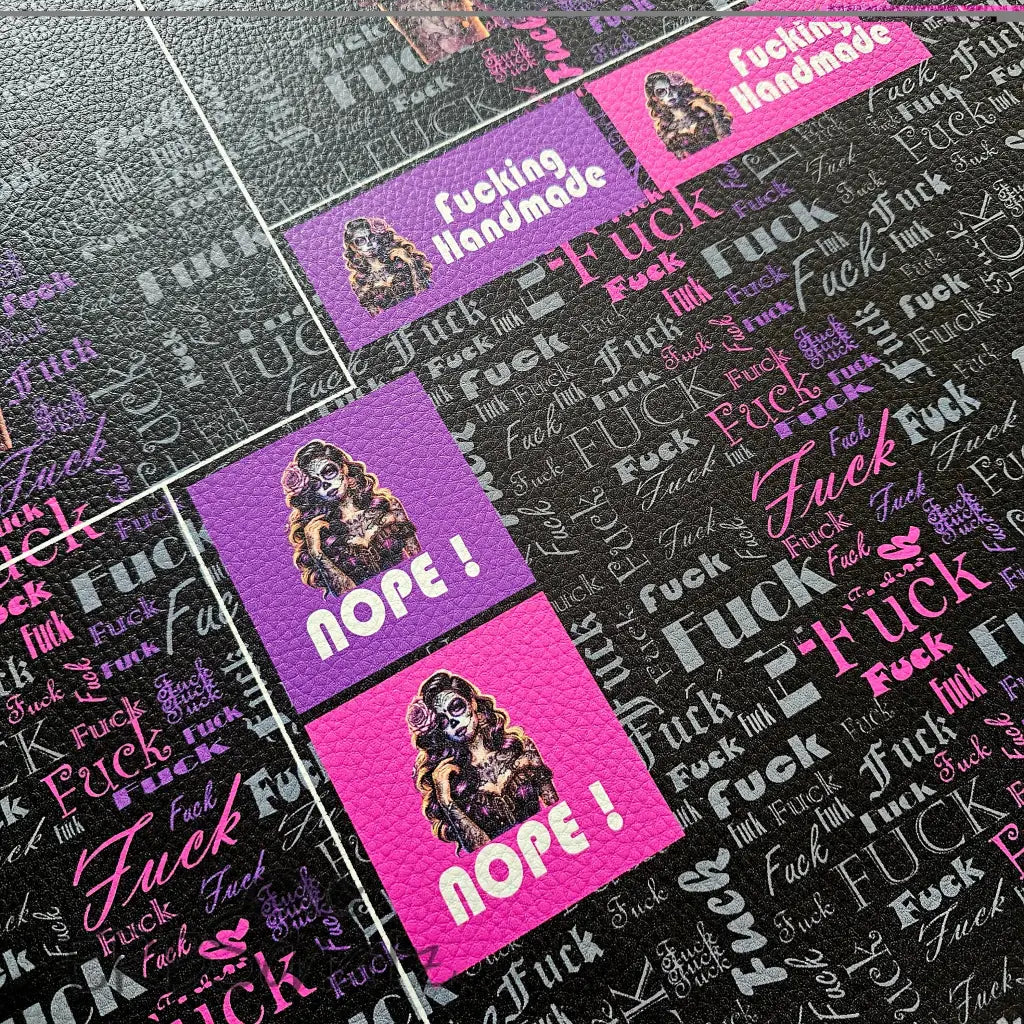 KL Kombi Panel Tattoo Girl F.CK 50 x 140 cm - KL Kombi