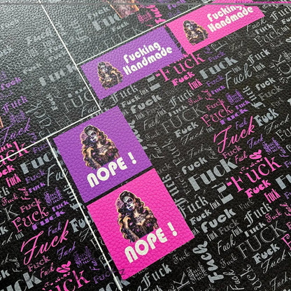 KL Kombi Panel Tattoo Girl F.CK 50 x 140 cm - KL Kombi