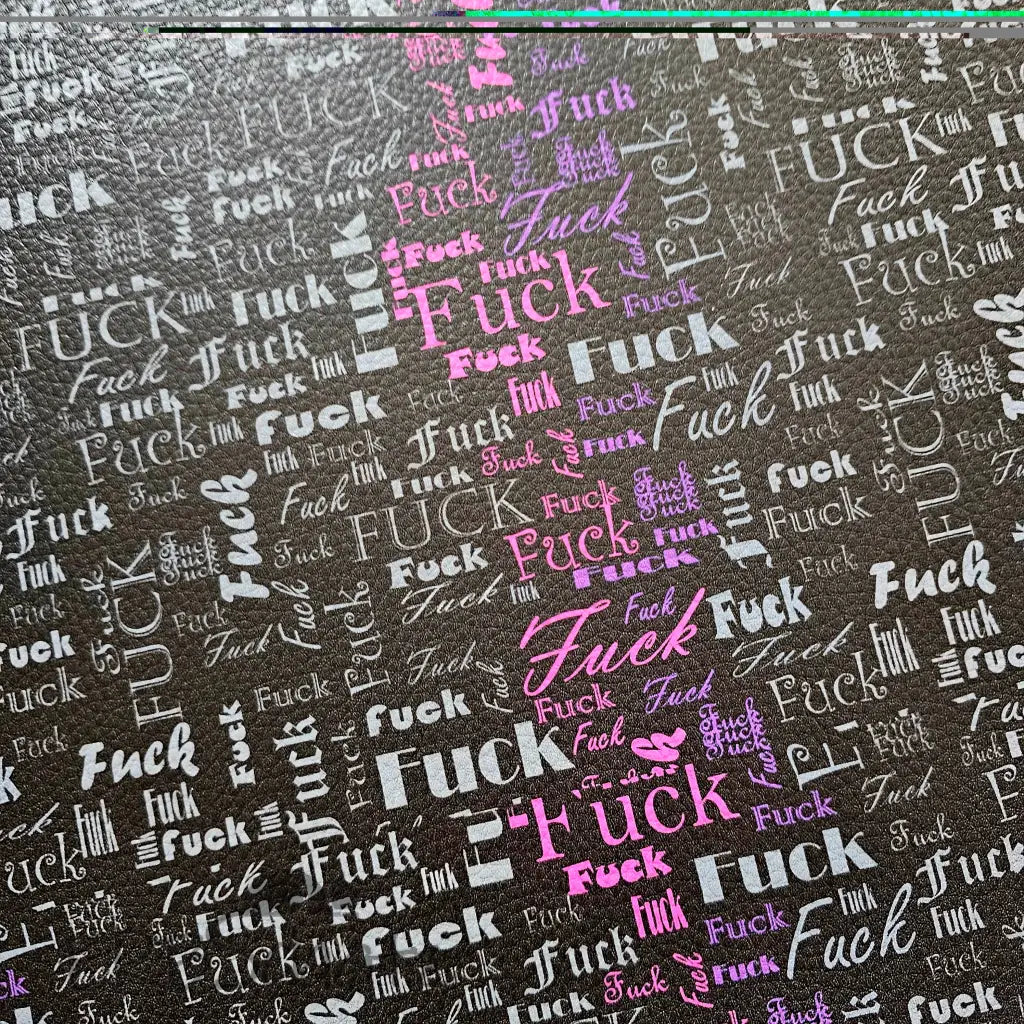 KL Kombi Panel Tattoo Girl F.CK 50 x 140 cm - KL50