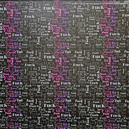 KL Kombi Panel Tattoo Girl F.CK 50 x 140 cm - KL50