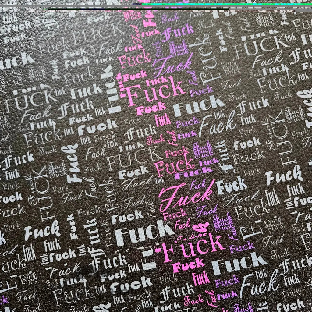 KL Kombi Panel Tattoo Girl F.CK 50 x 140 cm - KL Kombi