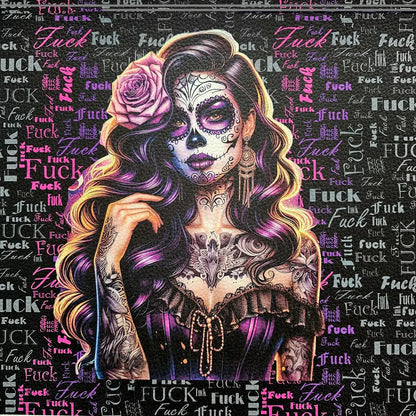 KL Kombi Panel Tattoo Girl F.CK 50 x 140 cm - KL50