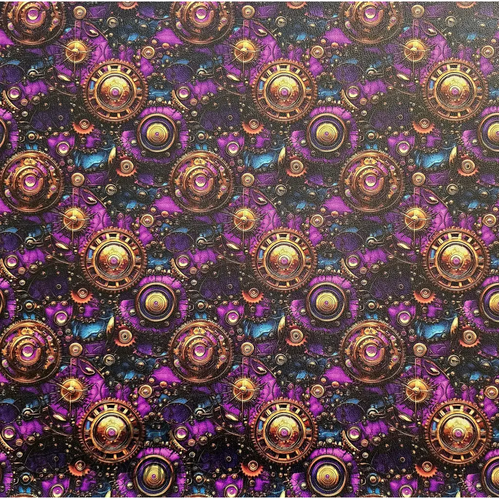 KL Luxe Sheen Kombi Panel Steampunk Love 50 x 140 cm - KL