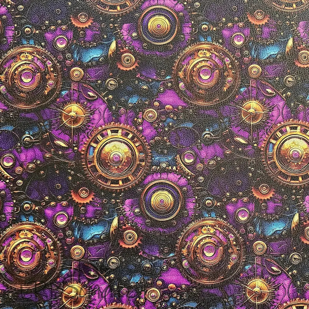 KL Luxe Sheen Kombi Panel Steampunk Love 50 x 140 cm - KL