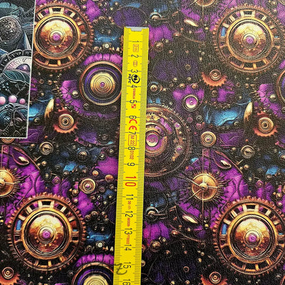 KL Luxe Sheen Kombi Panel Steampunk Love 50 x 140 cm - KL