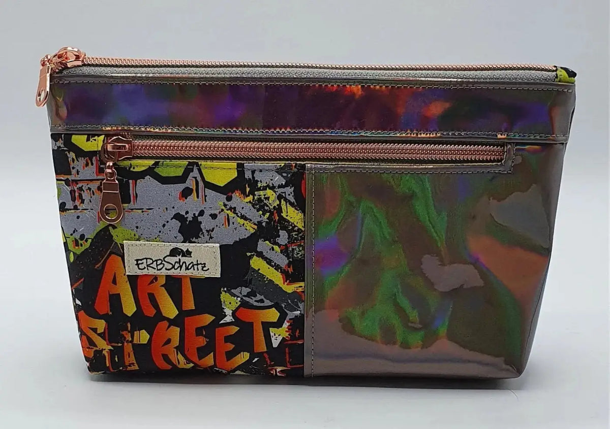 kleine Kosmetiktasche Hologramm