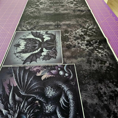 Kombi Panel Softshell Dark Dragon 50 x 140 cm - Softshell