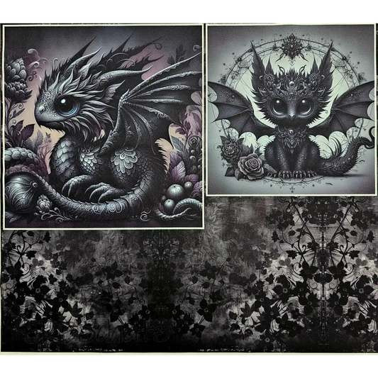 Kombi Panel Softshell Dark Dragon 50 x 140 cm - Softshell