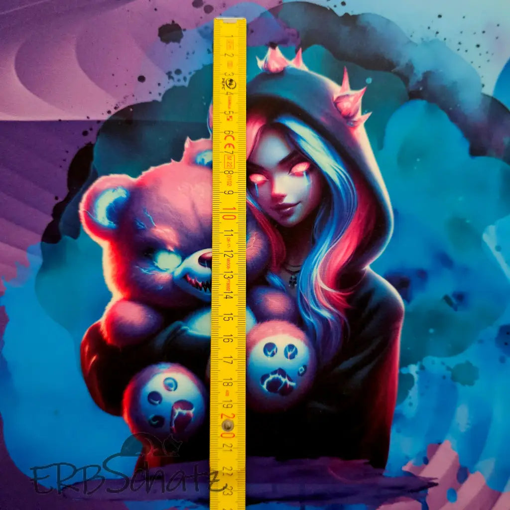 Kombi Panel Softshell Hugging Bear 80 x 143 cm - Softshell