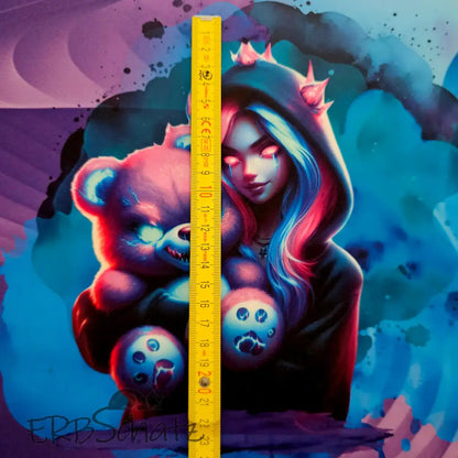 Kombi Panel Softshell Hugging Bear 80 x 143 cm - Softshell