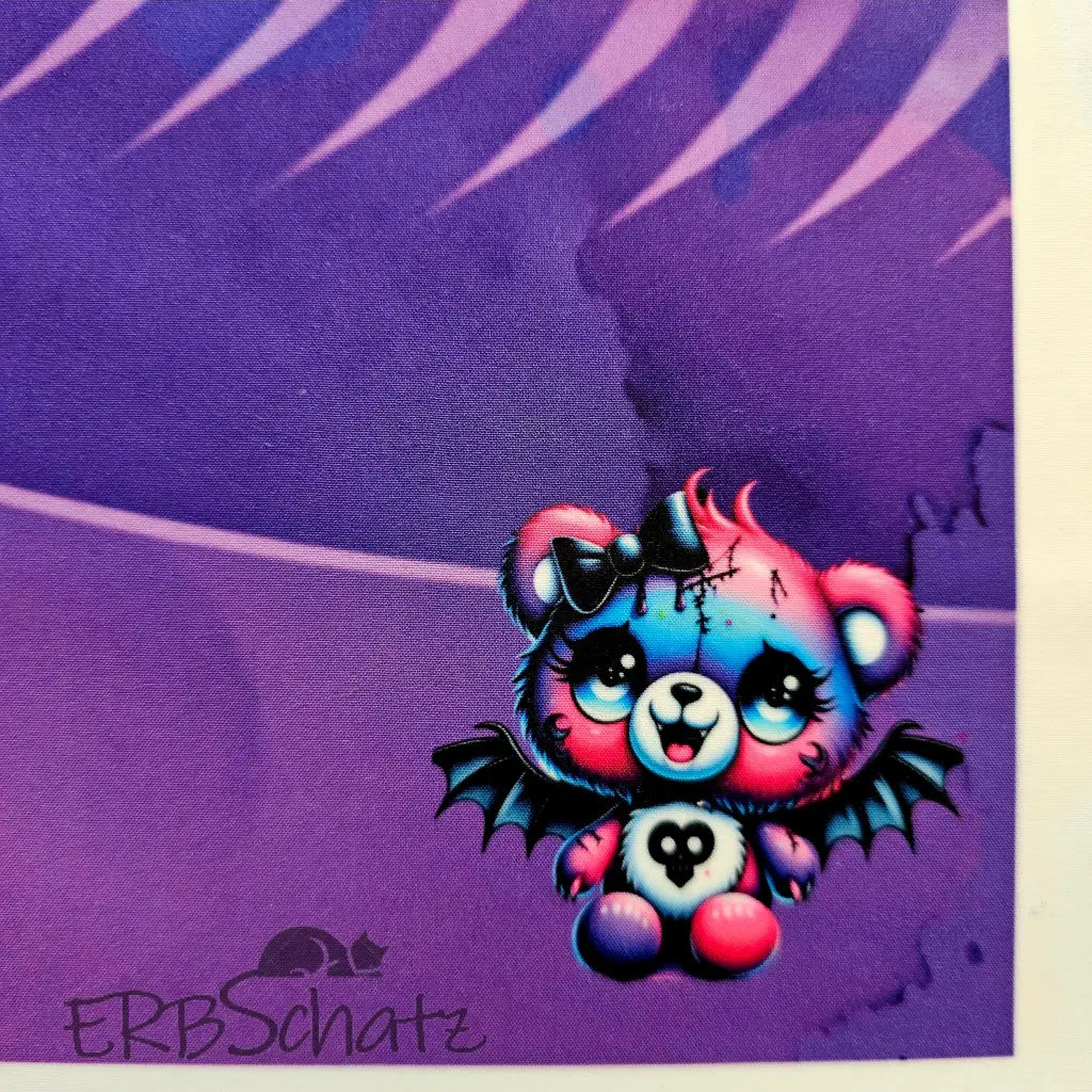 Kombi Panel Softshell Hugging Bear 80 x 143 cm - Softshell