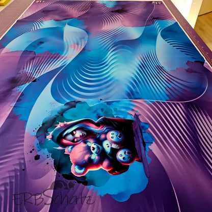 Kombi Panel Softshell Hugging Bear 80 x 143 cm - Softshell