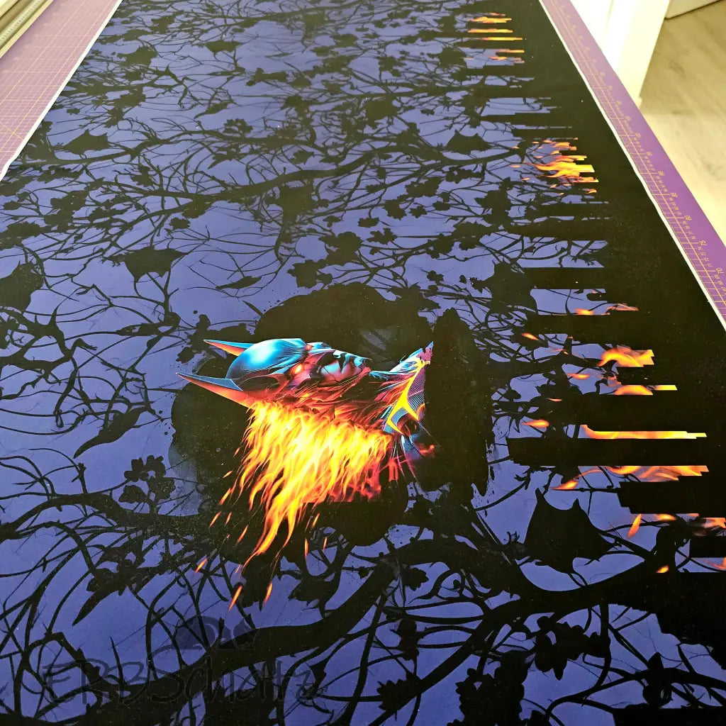 Kombi Panel Softshell Midnight Hero 80 x 143 cm - Softshell