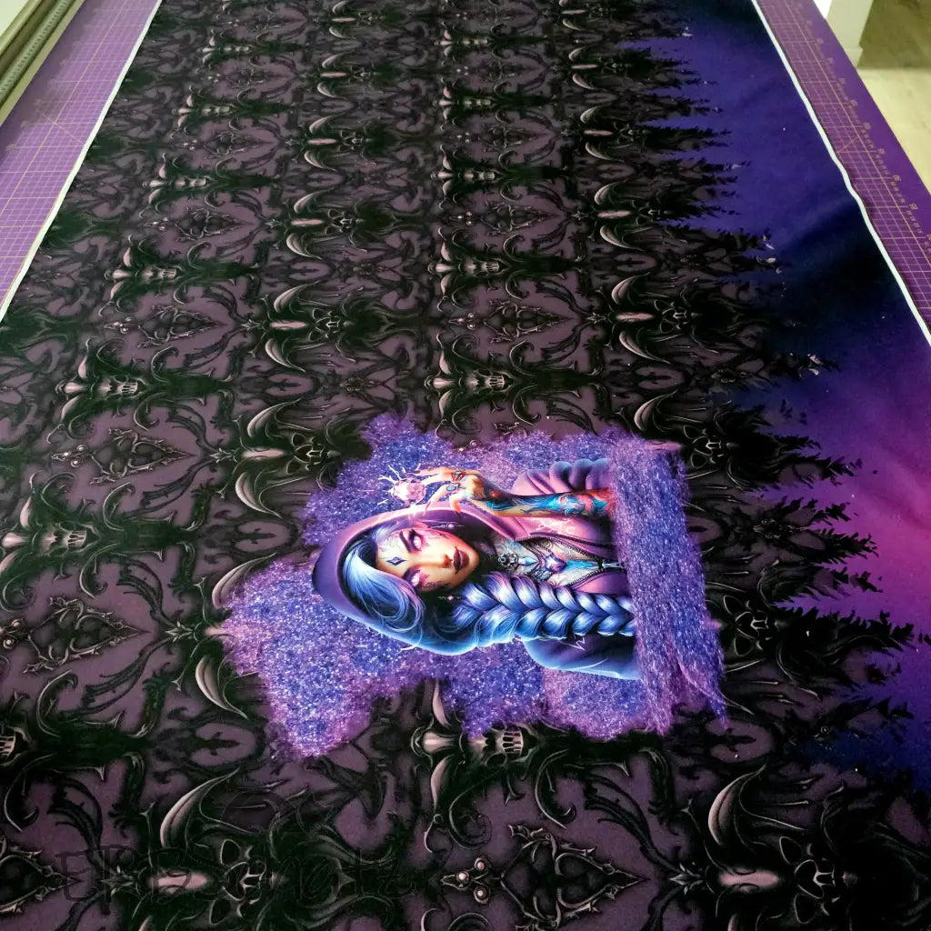 Kombi Panel Softshell Myst Chrystal Girl 80 x 143 cm