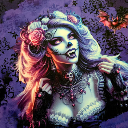 Kombi Panel Softshell Purple Vampire 80 x 143 cm