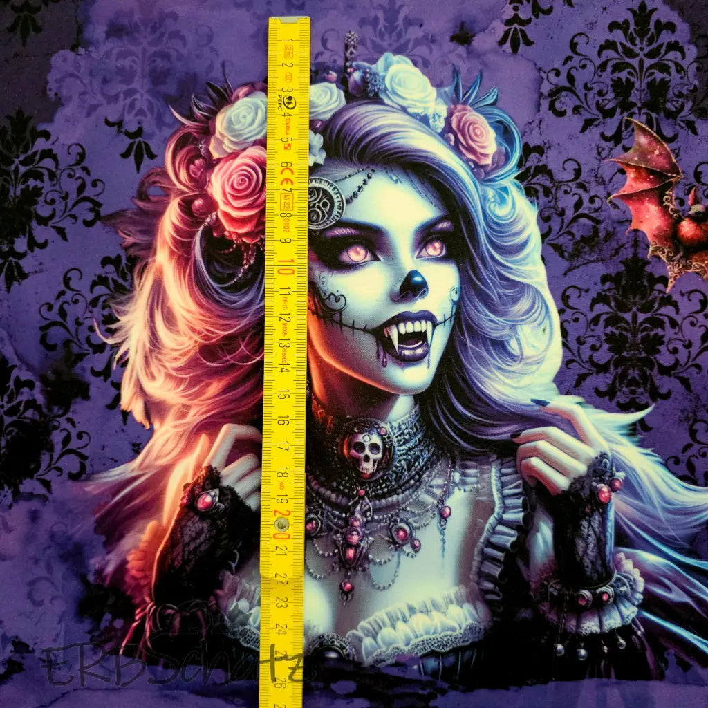 Kombi Panel Softshell Purple Vampire 80 x 143 cm