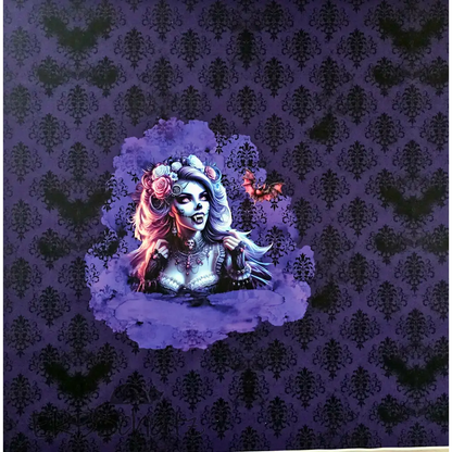 Kombi Panel Softshell Purple Vampire 80 x 143 cm