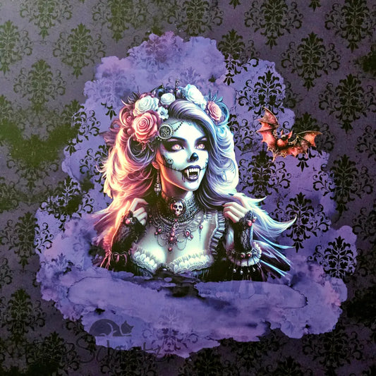 Kombi Panel Softshell Purple Vampire 80 x 143 cm