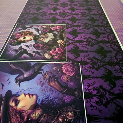 Kombi Panel Softshell Raven Girl 50 x 140 cm - Softshell