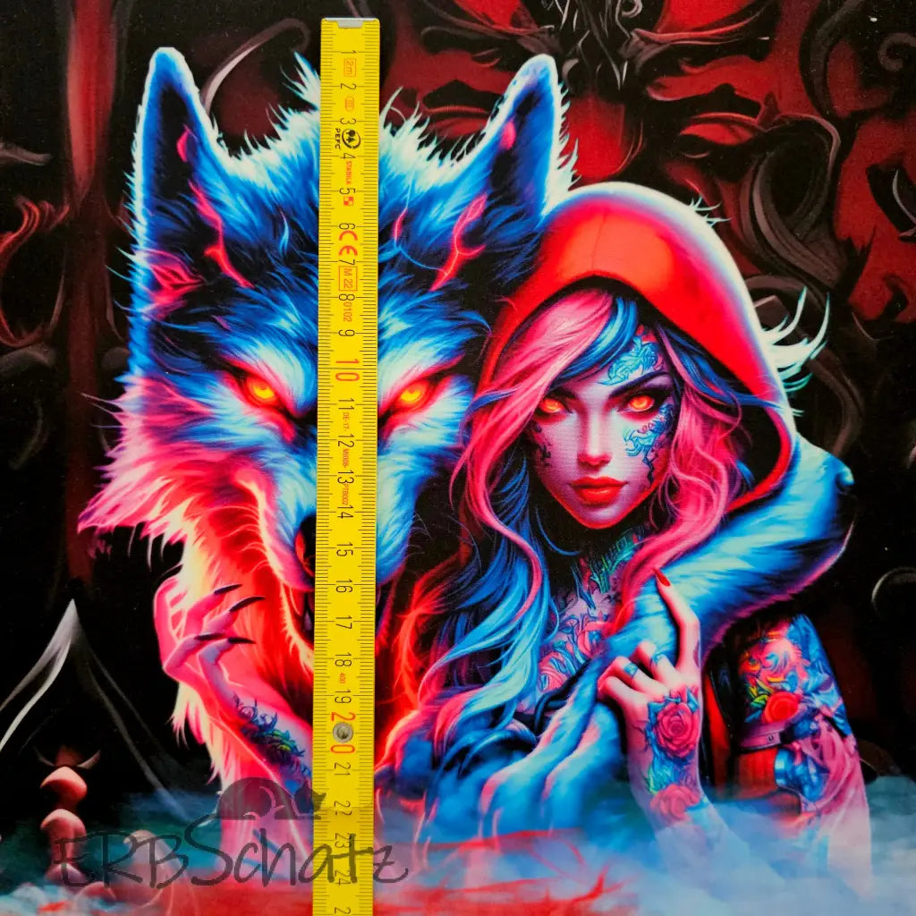 Kombi Panel Softshell Red Riding Hood 80 x 143 cm