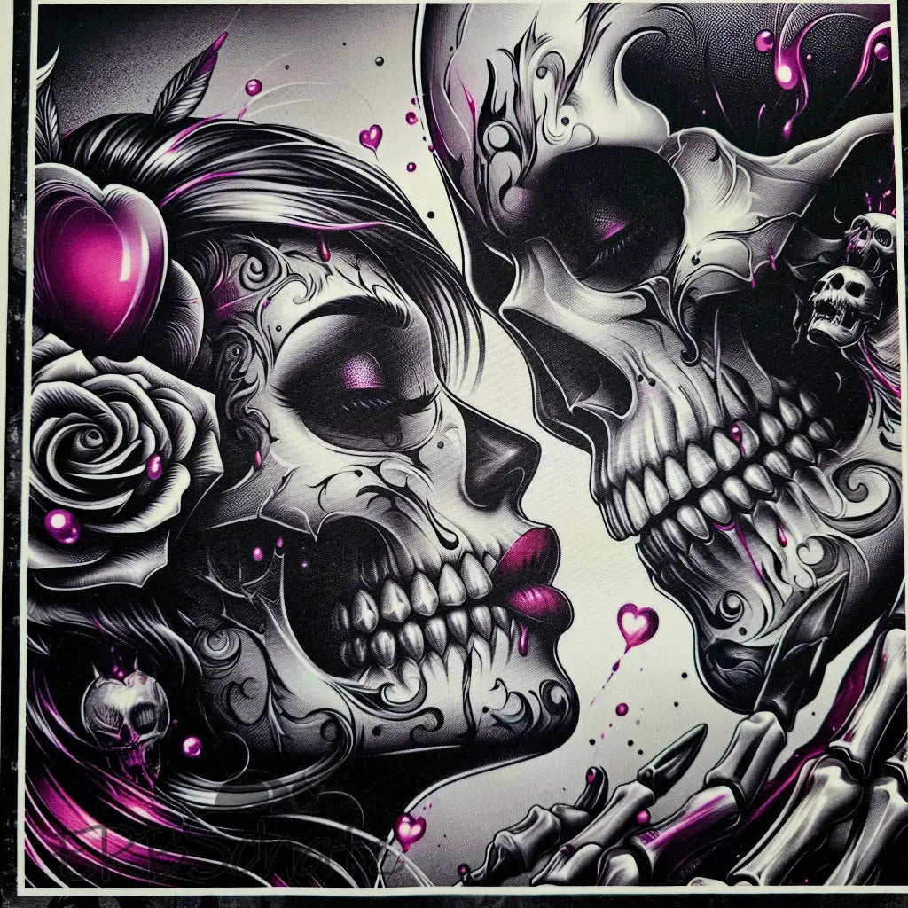 Kombi Panel Softshell Skeleton Love 50 x 140 cm - Softshell