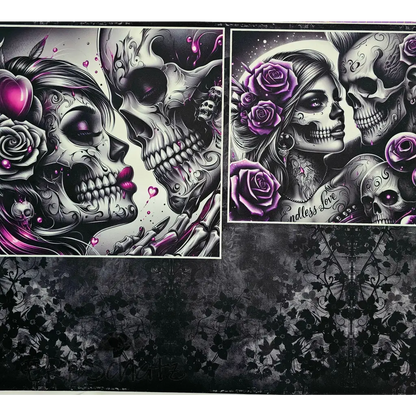 Kombi Panel Softshell Skeleton Love 50 x 140 cm - Softshell