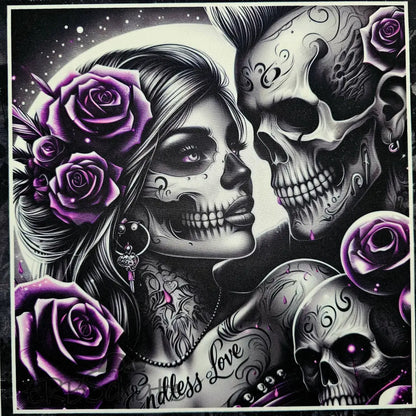 Kombi Panel Softshell Skeleton Love 50 x 140 cm - Softshell