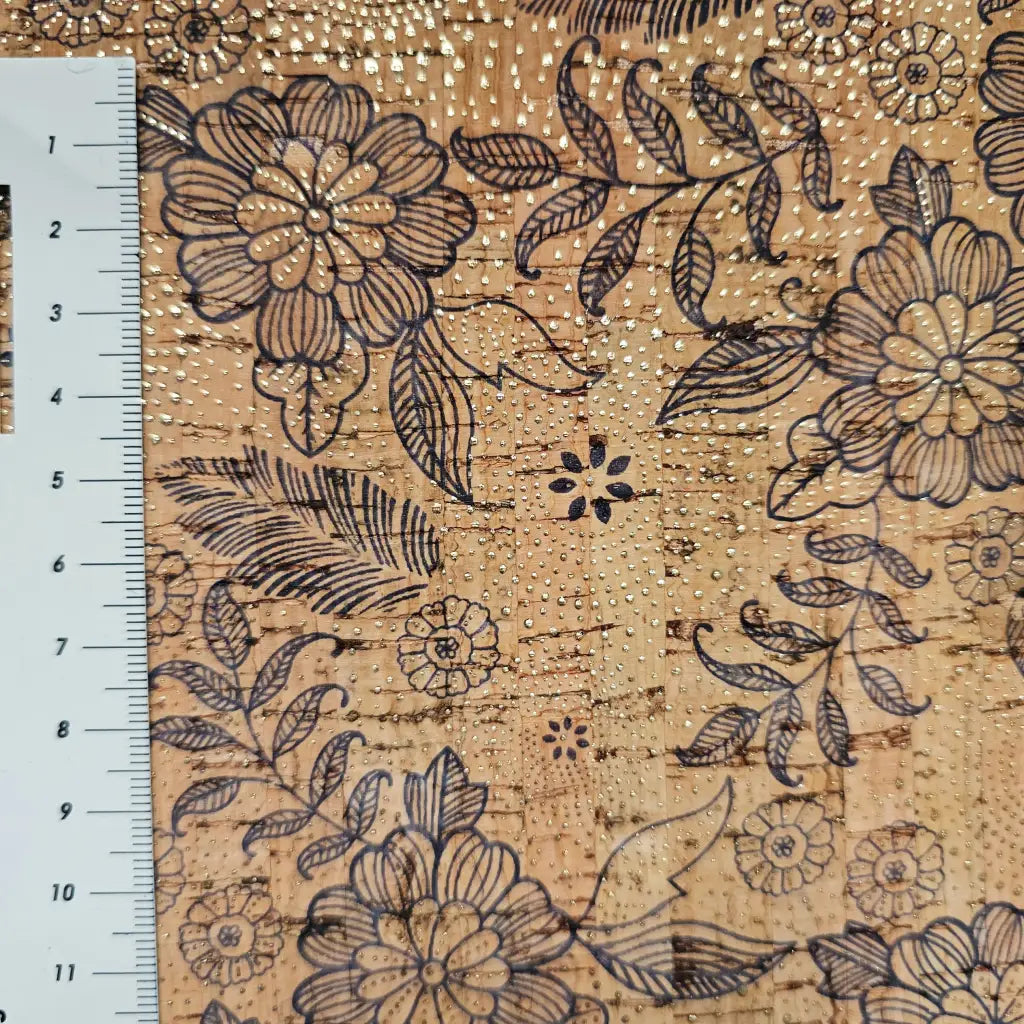 Korkstoff verschiedene Designs 30x45cm