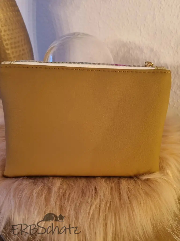 Kosmetiktasche graphischer Print - reißverschluss schieber