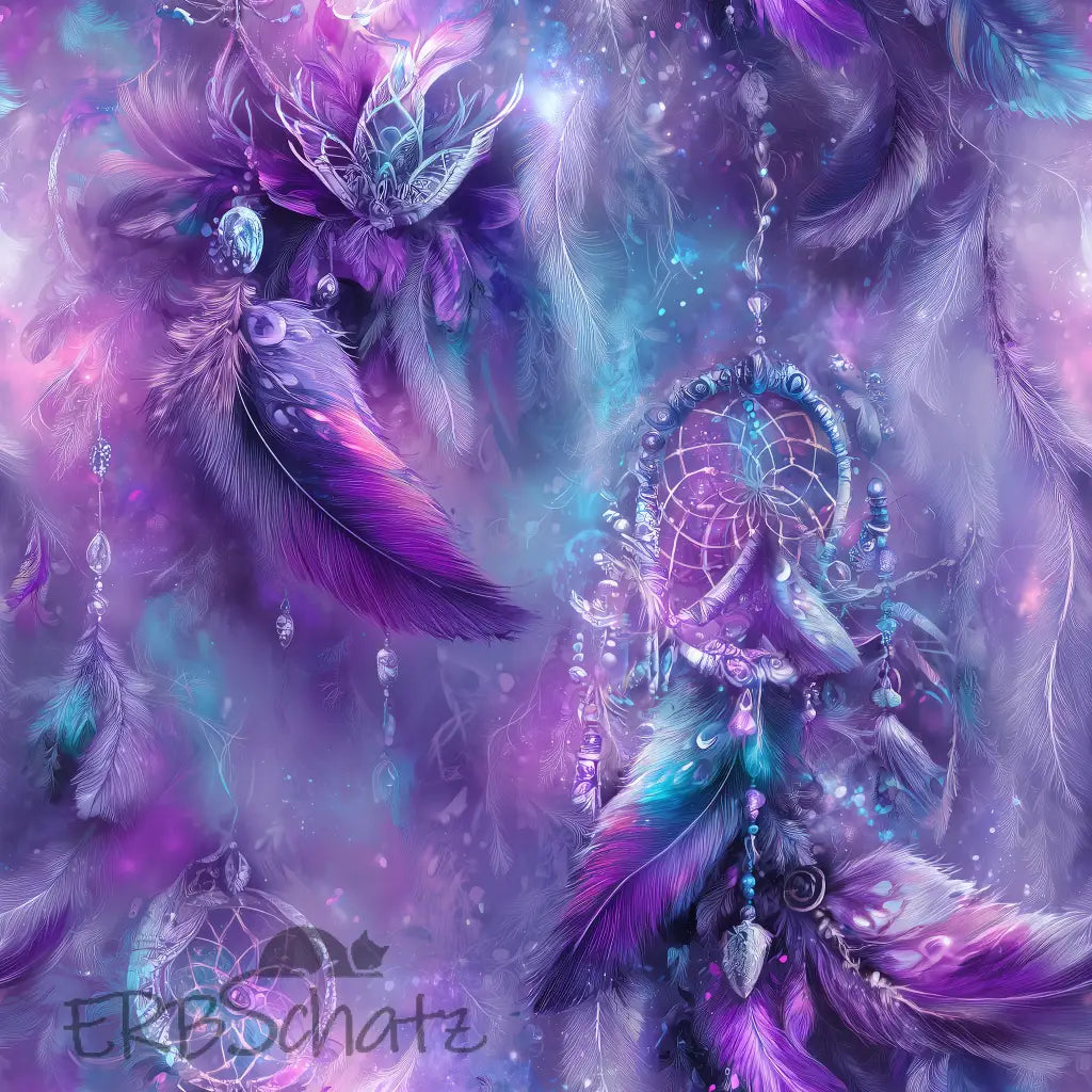 Kunstleder Boho Purple 50 x 140 cm - KL50