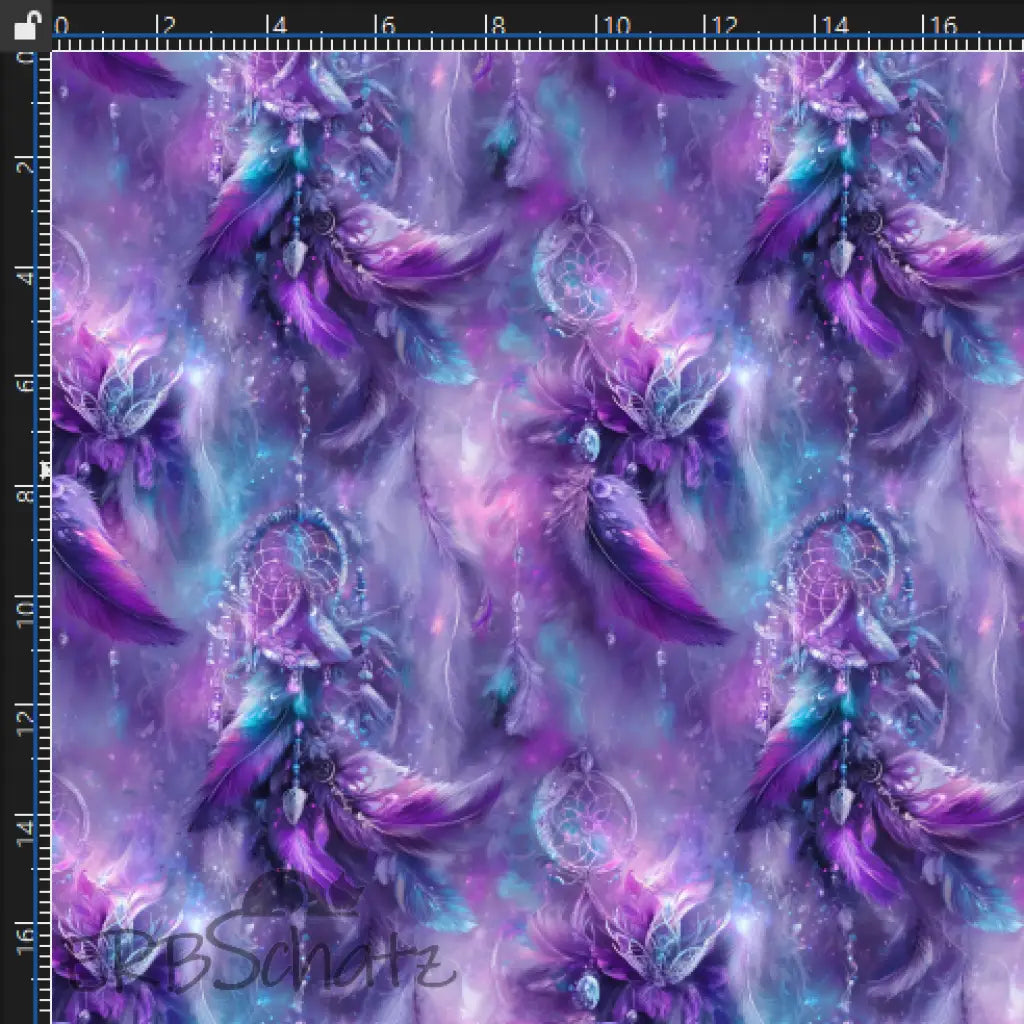 Kunstleder Boho Purple 50 x 140 cm - KL50