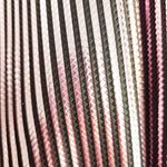 Kunstleder Braided Metallic Stripes Rollen 30 x 135 cm