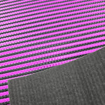 Kunstleder Braided Metallic Stripes Rollen 30 x 135 cm