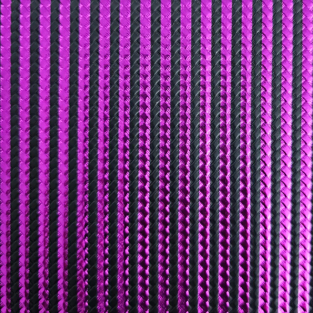 Kunstleder Braided Metallic Stripes Rollen 30 x 135 cm