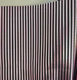 Kunstleder Braided Metallic Stripes Rollen 30 x 135 cm