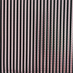 Kunstleder Braided Metallic Stripes Rollen 30 x 135 cm