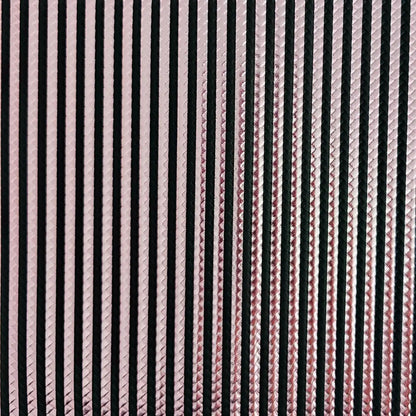 Kunstleder Braided Metallic Stripes Rollen 30 x 135 cm