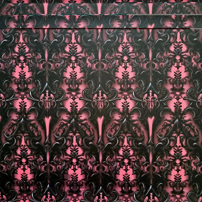 Kunstleder Dark Red Goth 50 x 140 cm - Dark Red Goth - KL50