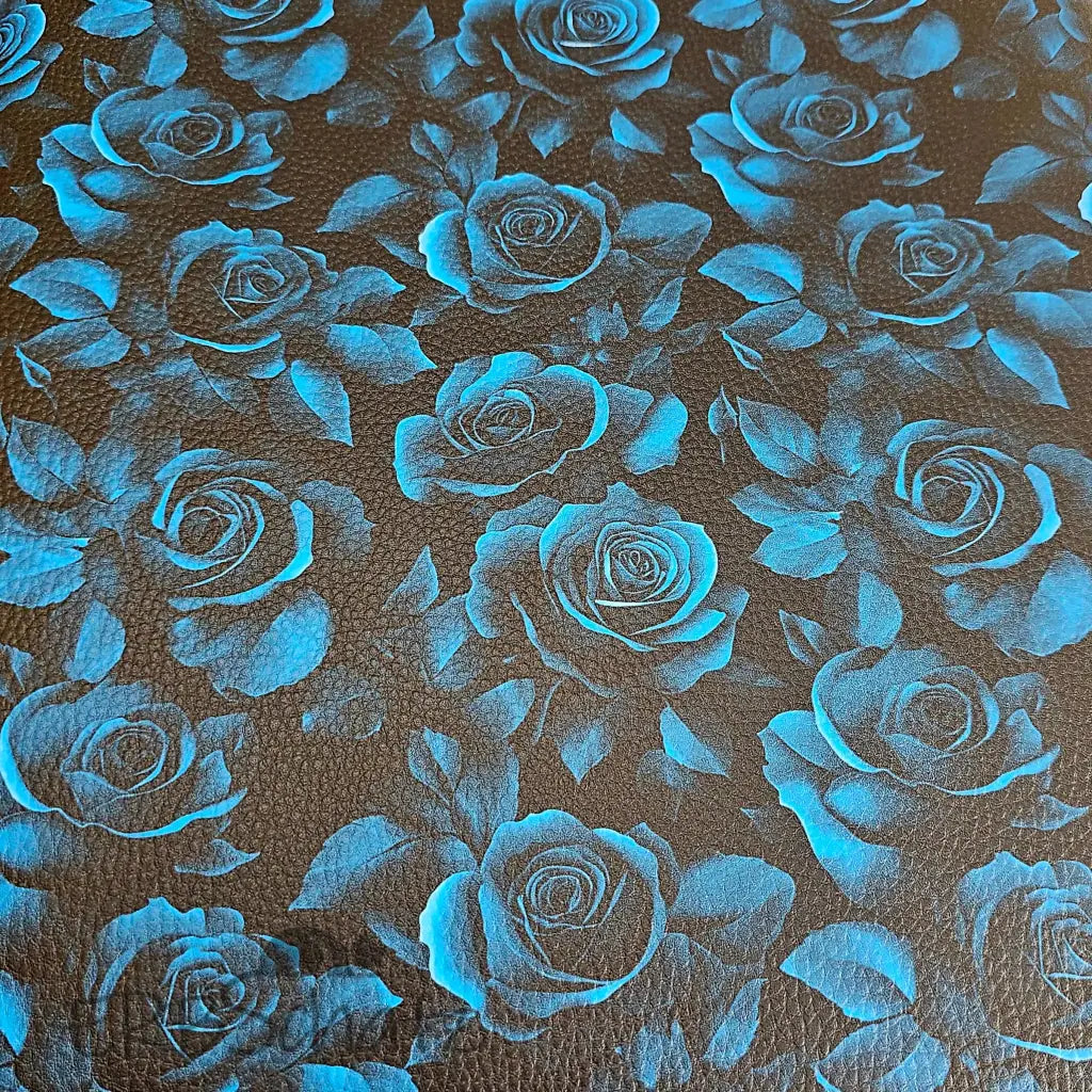 Kunstleder Dark Roses 50 x 140 cm - KL50