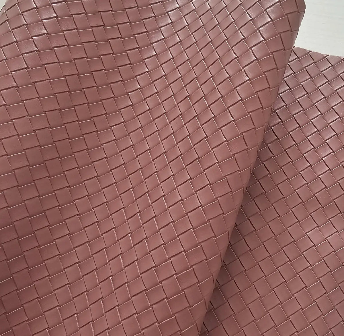 Kunstleder Flechtwerk Karo | Rollen 30 x 135 cm