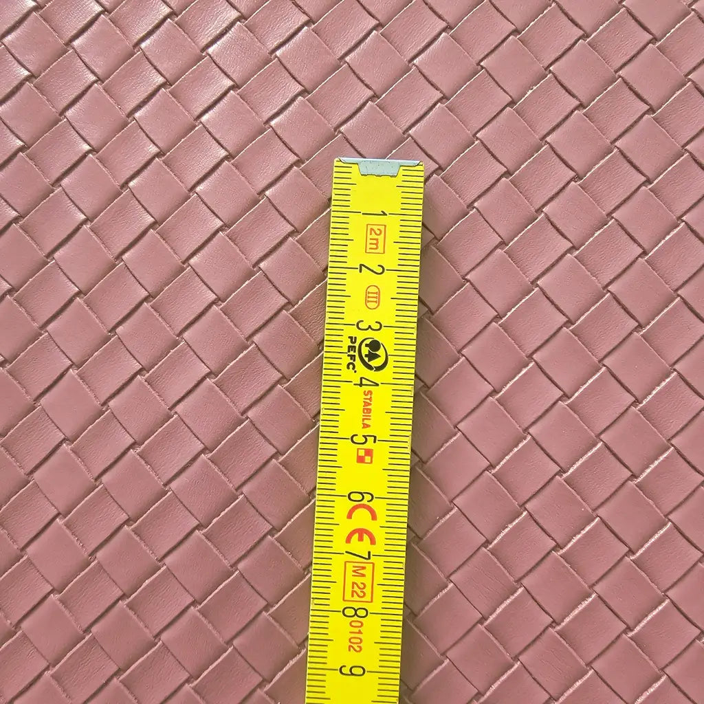 Kunstleder Flechtwerk Karo | Rollen 30 x 135 cm