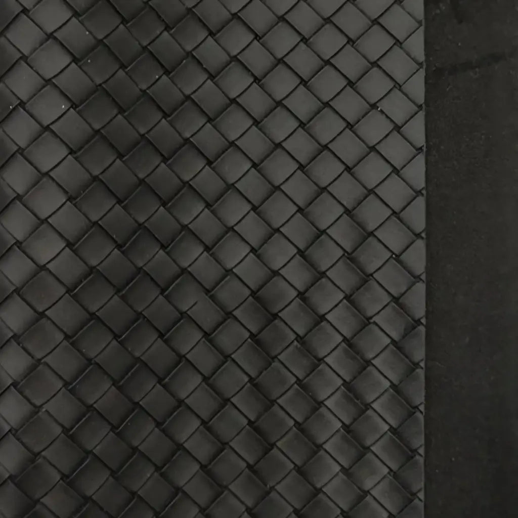 Kunstleder Flechtwerk Karo | Rollen 30 x 135 cm
