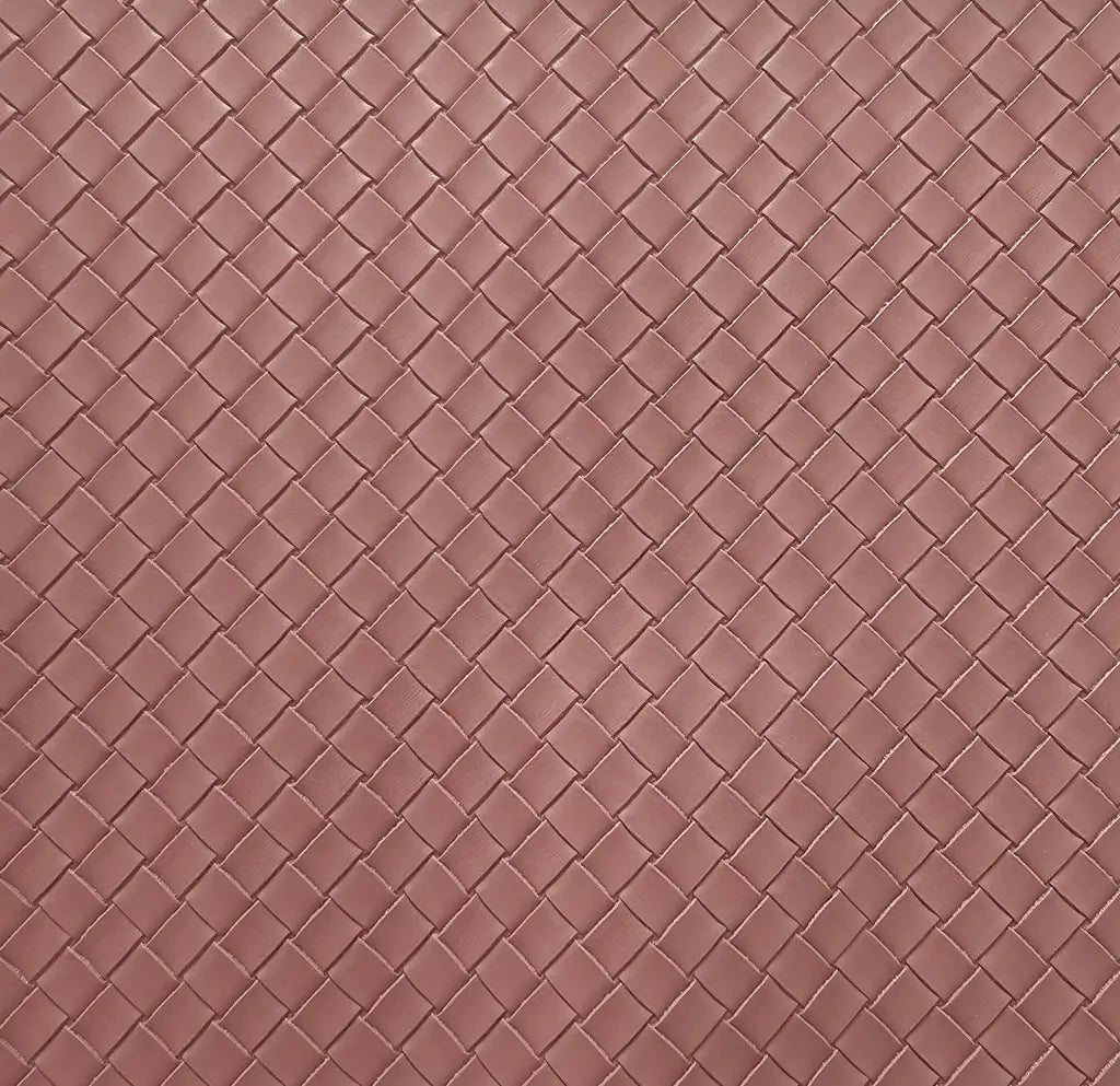 Kunstleder Flechtwerk Karo | Rollen 30 x 135 cm