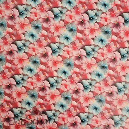 Kunstleder Hibiskus Dream 50 x 140 cm - KL50