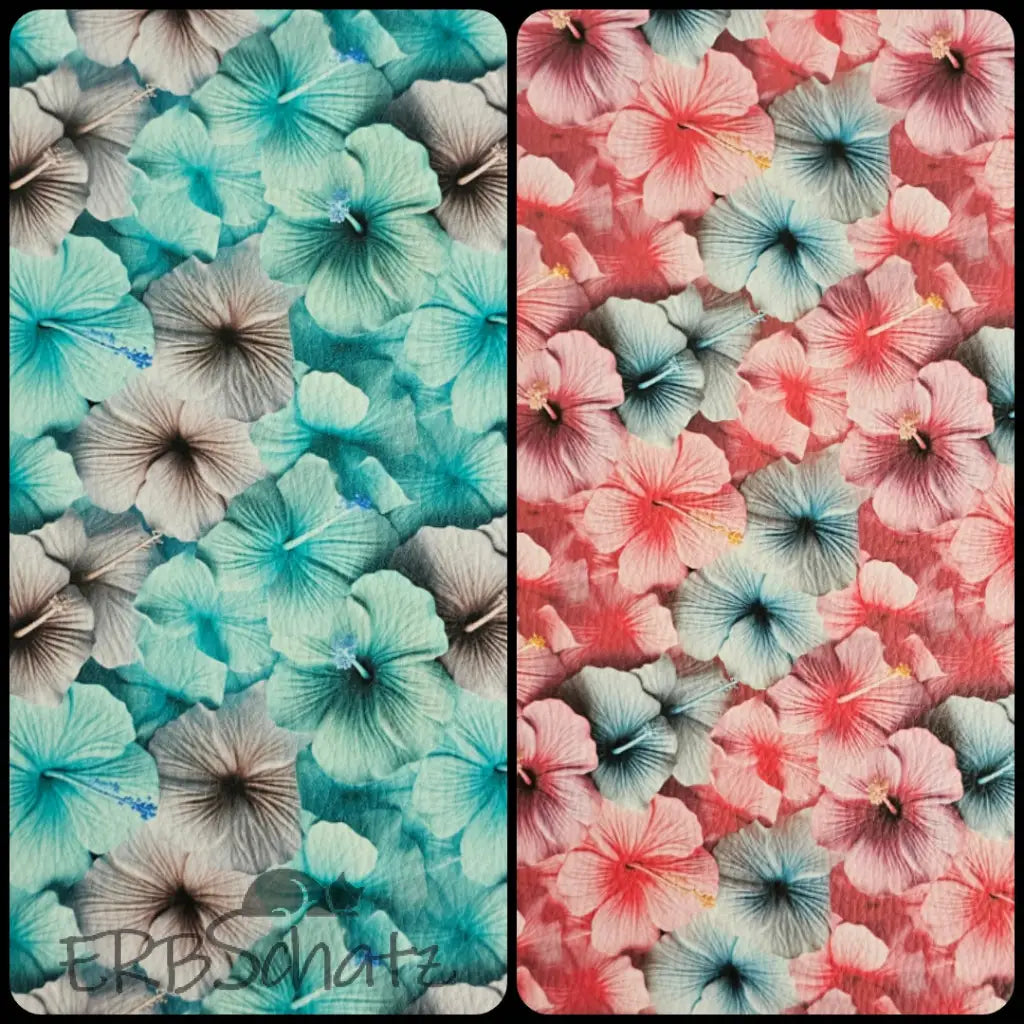 Kunstleder Hibiskus Dream 50 x 140 cm - KL50