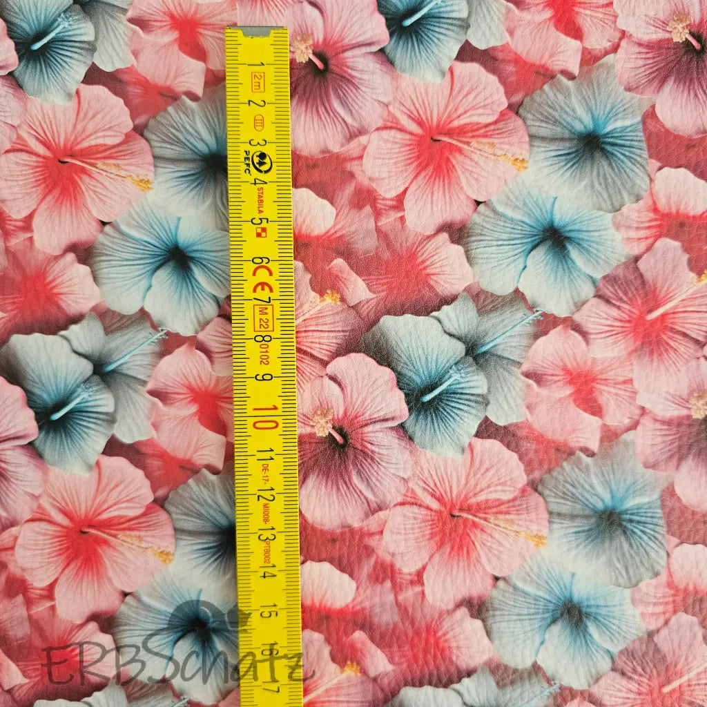 Kunstleder Hibiskus Dream 50 x 140 cm - KL50