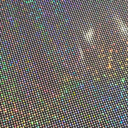 Kunstleder Holo Squares Rollen 30 x 135 cm
